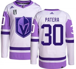 Adidas Jiri Patera Vegas Golden Knights Youth Authentic Hockey Fights Cancer 2023 Stanley Cup Final Jersey - Gold