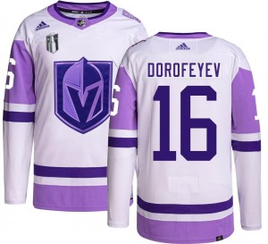 Adidas Pavel Dorofeyev Vegas Golden Knights Men's Authentic Hockey Fights Cancer 2023 Stanley Cup Final Jersey - Gold