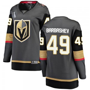 Fanatics Branded Ivan Barbashev Vegas Golden Knights Women's Breakaway Black Home 2023 Stanley Cup Final Jersey - Gold