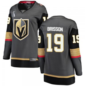 Fanatics Branded Brendan Brisson Vegas Golden Knights Women's Breakaway Black Home 2023 Stanley Cup Final Jersey - Gold