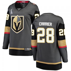 Fanatics Branded William Carrier Vegas Golden Knights Women's Breakaway Black Home 2023 Stanley Cup Final Jersey - Gold