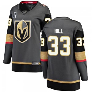 Fanatics Branded Adin Hill Vegas Golden Knights Women's Breakaway Black Home 2023 Stanley Cup Final Jersey - Gold