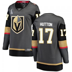 Fanatics Branded Ben Hutton Vegas Golden Knights Women's Breakaway Black Home 2023 Stanley Cup Final Jersey - Gold
