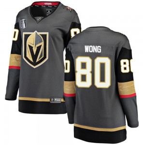 Fanatics Branded Tyler Wong Vegas Golden Knights Women's Breakaway Black Home 2023 Stanley Cup Final Jersey - Gold