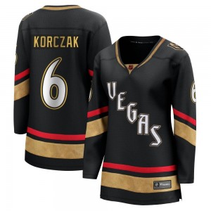 Fanatics Branded Kaedan Korczak Vegas Golden Knights Women's Breakaway Black Special Edition 2.0 Jersey - Gold