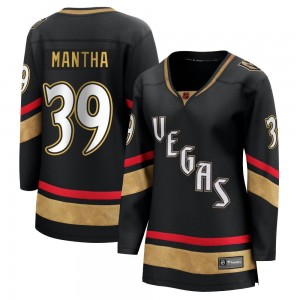 Fanatics Branded Anthony Mantha Vegas Golden Knights Women's Breakaway Black Special Edition 2.0 Jersey - Gold