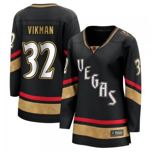 Fanatics Branded Jesper Vikman Vegas Golden Knights Women's Breakaway Black Special Edition 2.0 Jersey - Gold
