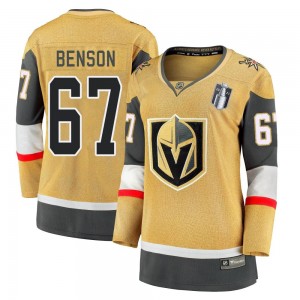 Fanatics Branded Tyler Benson Vegas Golden Knights Women's Premier Breakaway 2020/21 Alternate 2023 Stanley Cup Final Jersey - G