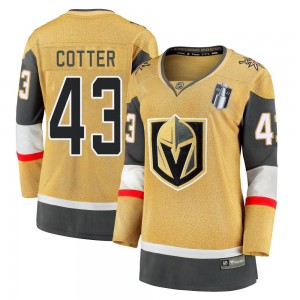 Fanatics Branded Paul Cotter Vegas Golden Knights Women's Premier Breakaway 2020/21 Alternate 2023 Stanley Cup Final Jersey - Go