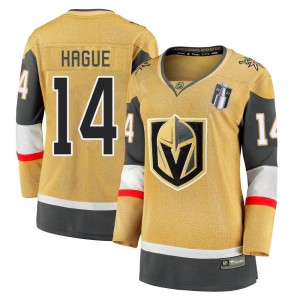 Fanatics Branded Nicolas Hague Vegas Golden Knights Women's Premier Breakaway 2020/21 Alternate 2023 Stanley Cup Final Jersey - 