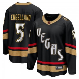 Fanatics Branded Deryk Engelland Vegas Golden Knights Men's Breakaway Black Special Edition 2.0 Jersey - Gold