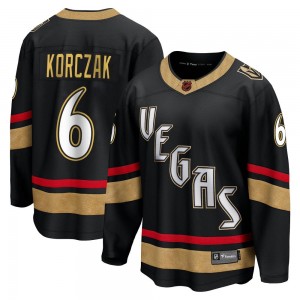Fanatics Branded Kaedan Korczak Vegas Golden Knights Men's Breakaway Black Special Edition 2.0 Jersey - Gold