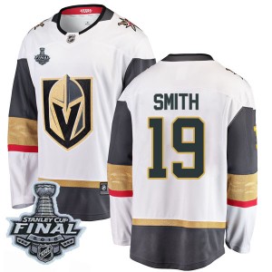 Fanatics Branded Reilly Smith Vegas Golden Knights Youth Breakaway White Away 2018 Stanley Cup Final Patch Jersey - Gold