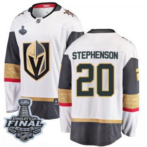 Fanatics Branded Chandler Stephenson Vegas Golden Knights Youth Breakaway White Away 2018 Stanley Cup Final Patch Jersey - Gold