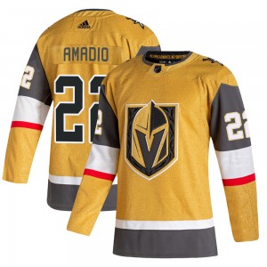 Adidas Michael Amadio Vegas Golden Knights Youth Authentic 2020/21 Alternate Jersey - Gold