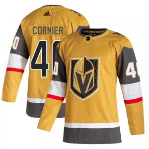 Adidas Lukas Cormier Vegas Golden Knights Youth Authentic 2020/21 Alternate Jersey - Gold