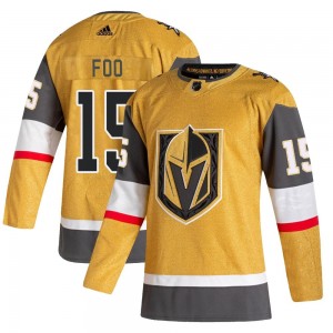 Adidas Spencer Foo Vegas Golden Knights Youth Authentic 2020/21 Alternate Jersey - Gold