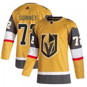 Adidas Gage Quinney Vegas Golden Knights Youth Authentic 2020/21 Alternate Jersey - Gold