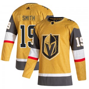 Adidas Reilly Smith Vegas Golden Knights Youth Authentic 2020/21 Alternate Jersey - Gold