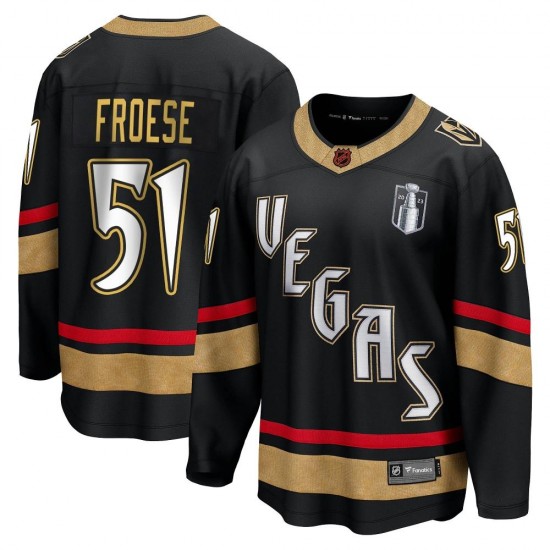 Fanatics Branded Byron Froese Vegas Golden Knights Men's Breakaway Black Special Edition 2.0 2023 Stanley Cup Final Jersey - Gol