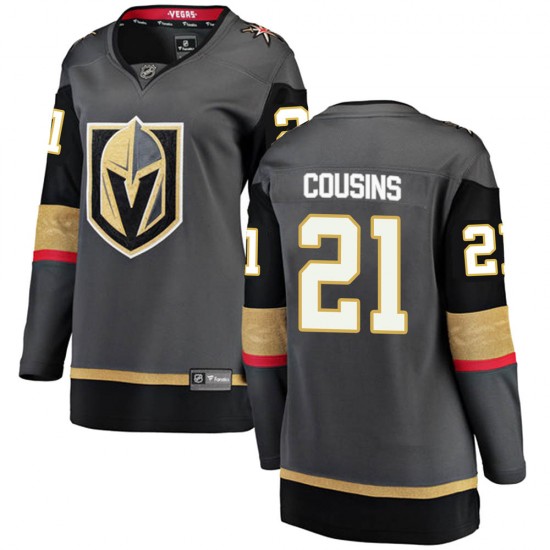 Fanatics Branded Nick Cousins Vegas Golden Knights Women's ized Breakaway Black Home Jersey - Gold