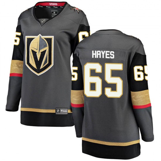 Fanatics Branded Zachary Hayes Vegas Golden Knights Women's Breakaway Black Home Jersey - Gold