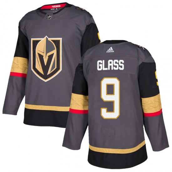 Adidas Cody Glass Vegas Golden Knights Men's Authentic Gray Home Jersey - Gold