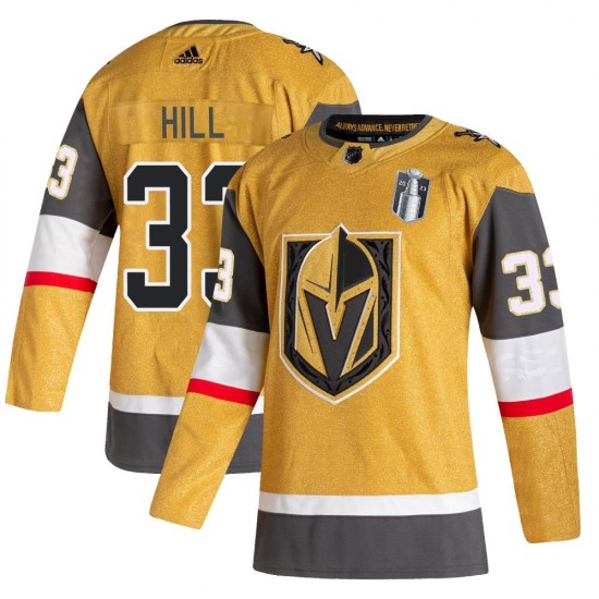 Adidas Adin Hill Vegas Golden Knights Men's Authentic 2020/21 Alternate 2023 Stanley Cup Final Jersey - Gold