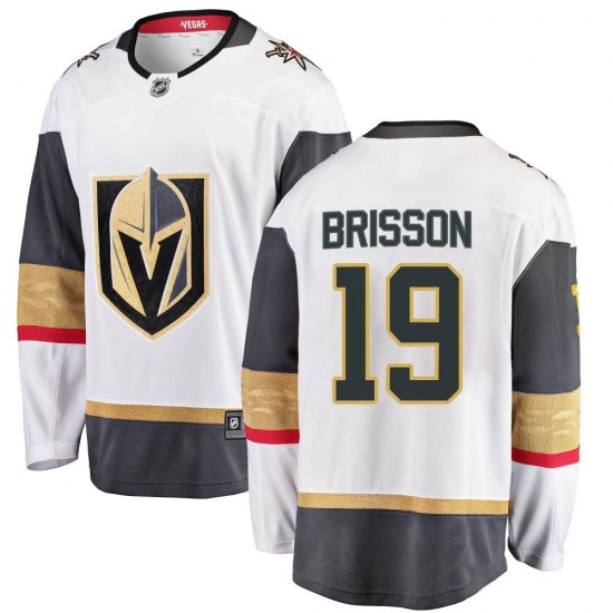 Fanatics Branded Brendan Brisson Vegas Golden Knights Youth Breakaway White Away Jersey - Gold