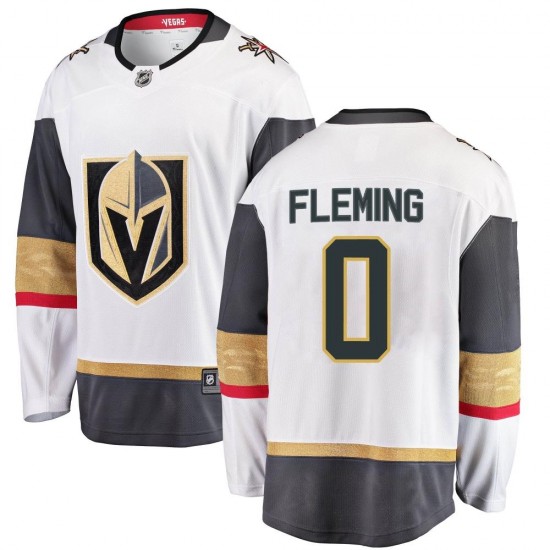 Fanatics Branded Joe Fleming Vegas Golden Knights Youth Breakaway White Away Jersey - Gold