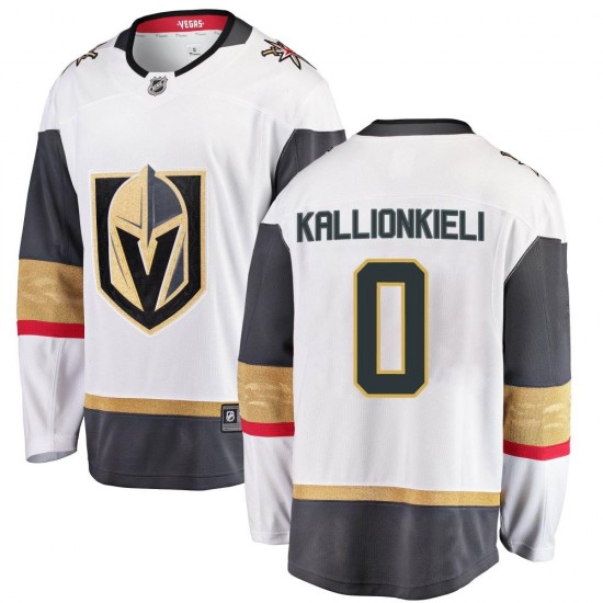 Fanatics Branded Marcus Kallionkieli Vegas Golden Knights Youth Breakaway White Away Jersey - Gold