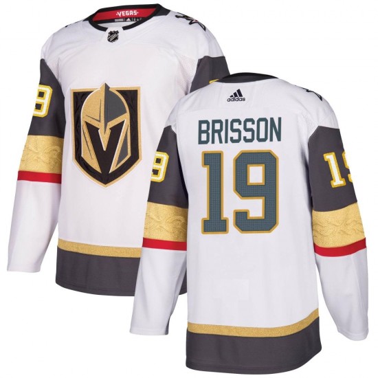 Adidas Brendan Brisson Vegas Golden Knights Youth Authentic White Away Jersey - Gold
