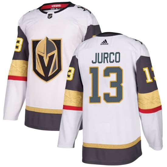 Adidas Tomas Jurco Vegas Golden Knights Youth Authentic White Away Jersey - Gold