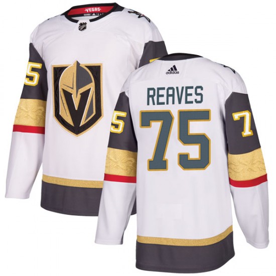 Adidas Ryan Reaves Vegas Golden Knights Youth Authentic White Away Jersey - Gold