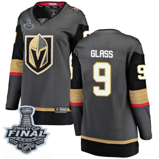 Fanatics Branded Cody Glass Vegas Golden Knights Women's Breakaway Black Home 2018 Stanley Cup Final Patch Jersey - Gold