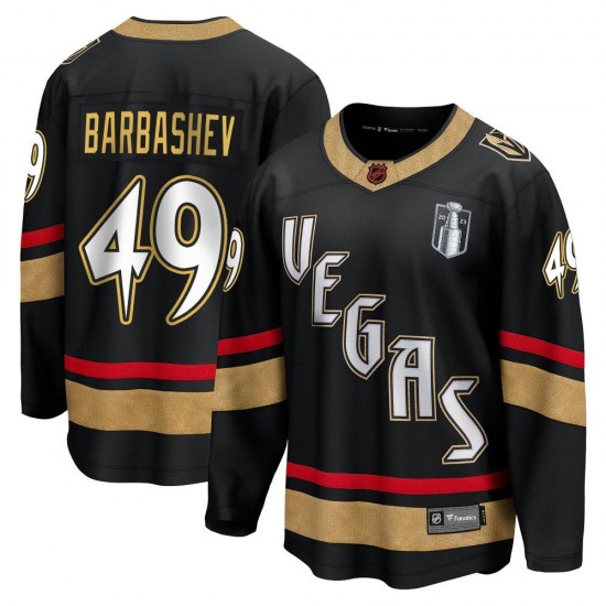 Fanatics Branded Ivan Barbashev Vegas Golden Knights Youth Breakaway Black Special Edition 2.0 2023 Stanley Cup Final Jersey - G