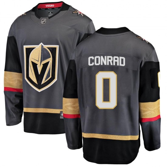 Fanatics Branded Colt Conrad Vegas Golden Knights Men's Breakaway Black Home Jersey - Gold