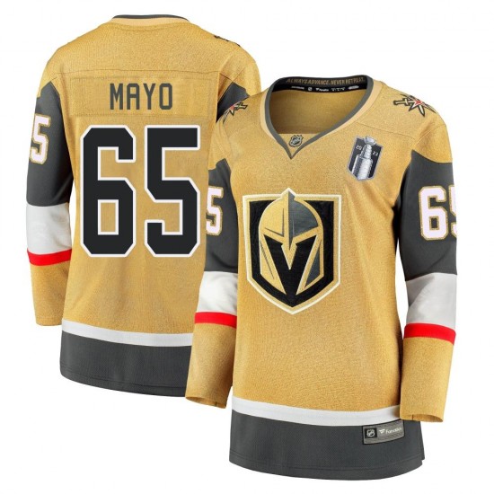 Fanatics Branded Dysin Mayo Vegas Golden Knights Women's Premier Breakaway 2020/21 Alternate 2023 Stanley Cup Final Jersey - Gol