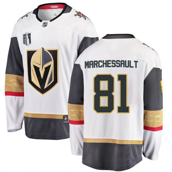 Fanatics Branded Jonathan Marchessault Vegas Golden Knights Youth Breakaway White Away 2023 Stanley Cup Final Jersey - Gold
