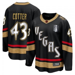 Fanatics Branded Paul Cotter Vegas Golden Knights Men's Breakaway Black Special Edition 2.0 2023 Stanley Cup Final Jersey - Gold