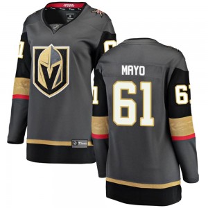 Fanatics Branded Dysin Mayo Vegas Golden Knights Women's Breakaway Black Home Jersey - Gold