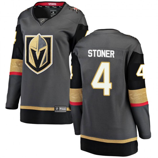 Fanatics Branded Clayton Stoner Vegas Golden Knights Women's Breakaway Black Home Jersey - Gold