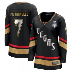 Fanatics Branded Alex Pietrangelo Vegas Golden Knights Women's Breakaway Black Special Edition 2.0 2023 Stanley Cup Final Jersey