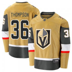 Fanatics Branded Logan Thompson Vegas Golden Knights Men's Premier Breakaway 2020/21 Alternate Jersey - Gold
