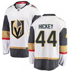 Fanatics Branded Brandon Hickey Vegas Golden Knights Youth Breakaway White Away Jersey - Gold