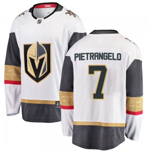 Fanatics Branded Alex Pietrangelo Vegas Golden Knights Youth Breakaway White Away Jersey - Gold