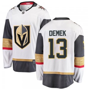 Fanatics Branded Jakub Demek Vegas Golden Knights Men's Breakaway White Away Jersey - Gold