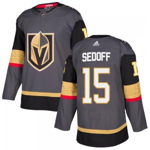 Adidas Christoffer Sedoff Vegas Golden Knights Youth Authentic Gray Home Jersey - Gold