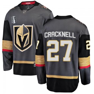Fanatics Branded Adam Cracknell Vegas Golden Knights Youth Breakaway Black Home 2023 Stanley Cup Final Jersey - Gold
