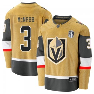 Fanatics Branded Brayden McNabb Vegas Golden Knights Men's Premier Breakaway 2020/21 Alternate 2023 Stanley Cup Final Jersey - G